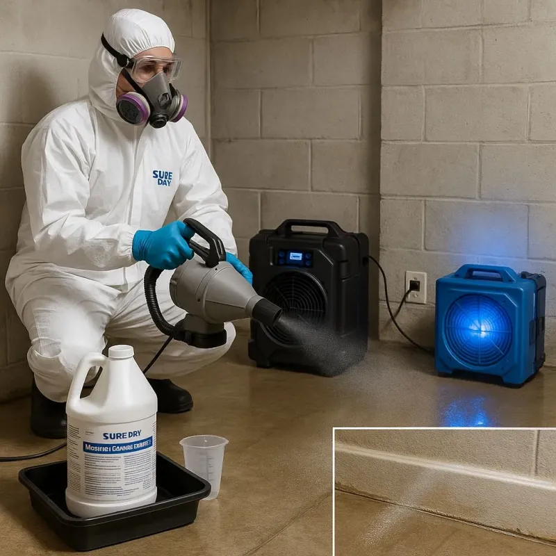Sanitization and Odor Removal process in Sinking Spring, PA