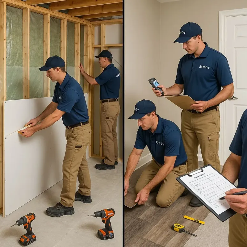 Repairs and Reconstruction process in Sinking Spring, PA